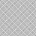 Geometric seamless pattern with black and white cross lines, monochrome braided ornament, classical hatching, graphic texture. Dec